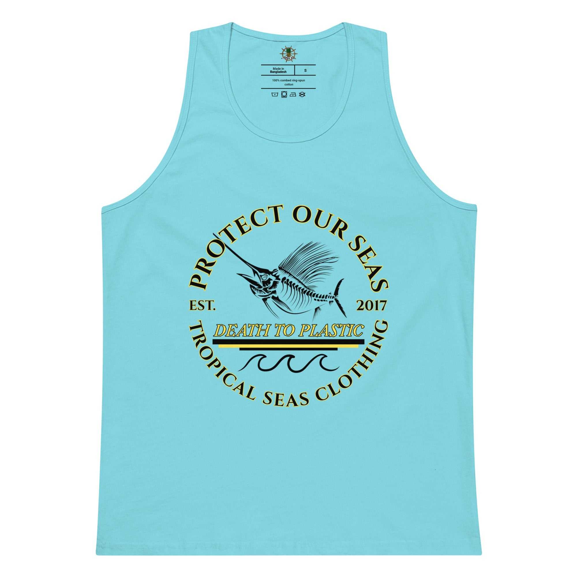 Men’s Premium Death to Plastic Tank Top - MENLL